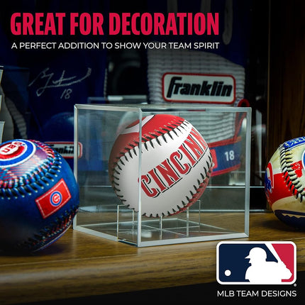 Franklin Sports MLB Boston Red Sox Team Baseball - MLB Team Logo Soft Baseballs - Toy Baseball for Kids - Great Decoration for Desks and Office