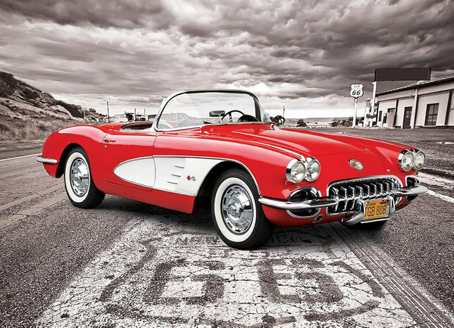 EuroGraphics 1959 Corvette Driving Down Route 66 1000-Piece Puzzle