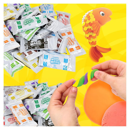 Crayola Model Magic, Modeling Clay Alternative, 15 Assorted Colors, 1 oz Packs, 30 Count