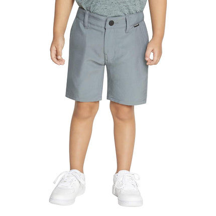Hurley Kids Dri-FIT¿ Chino Walkshorts para niños (niños grandes) Gris frío 14