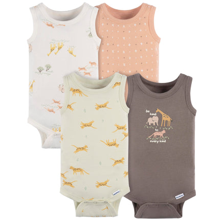 Gerber Baby Boys Multi-pack Sleeveless Onesies Bod
