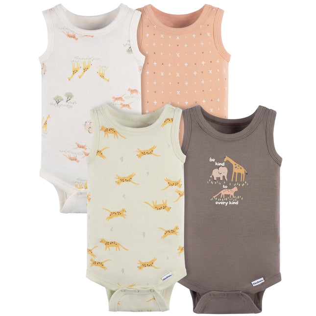Gerber Baby Boys Multi-pack Sleeveless Onesies Bod