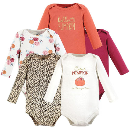 Hudson Baby grenouillères à manches longues en coton unisexe pour bébés, motif « Cutest Pumpkin », 0-3 mois