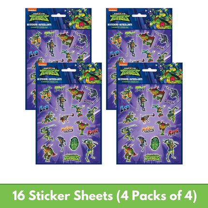 Unique Ninja Turtle Party Favors Pack – For 16 Guests - TMNT Party Favor Bags, Sticker Sheets, Mini Skateboards, Checklist – Teenage Mutant Ninja Turtle Party Decorations & Supplies