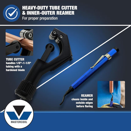 Mastercool 70058-A Black 45˚ Eccentric Flaring Tool Kit