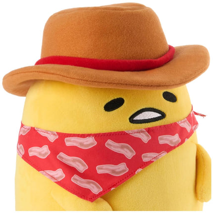 GUND Sanrio Gudetama The Lazy Egg Cowboy 9-Inch Western Themed Stuffed Toy