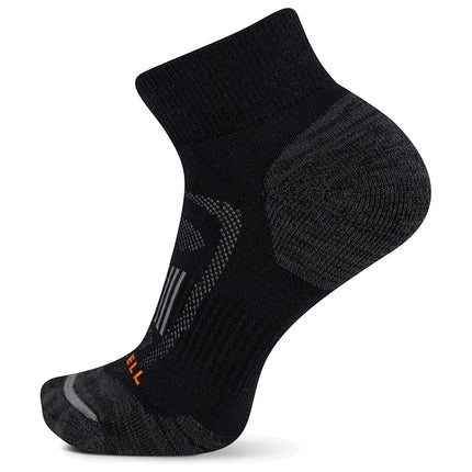 Merrell Men's 1 Pack Cushioned Zoned Quarter Hiker Socks