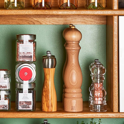 Peugeot 33033 Bistro Chef Pepper Mill, 10cm/4", Stainless Steel
