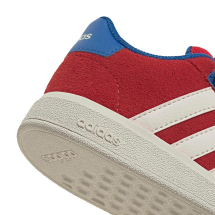 adidas Unisex Baby Grand Court 00s Shoes Infants, Pure Ruby/core White/Bright Royal, 4 UK Child