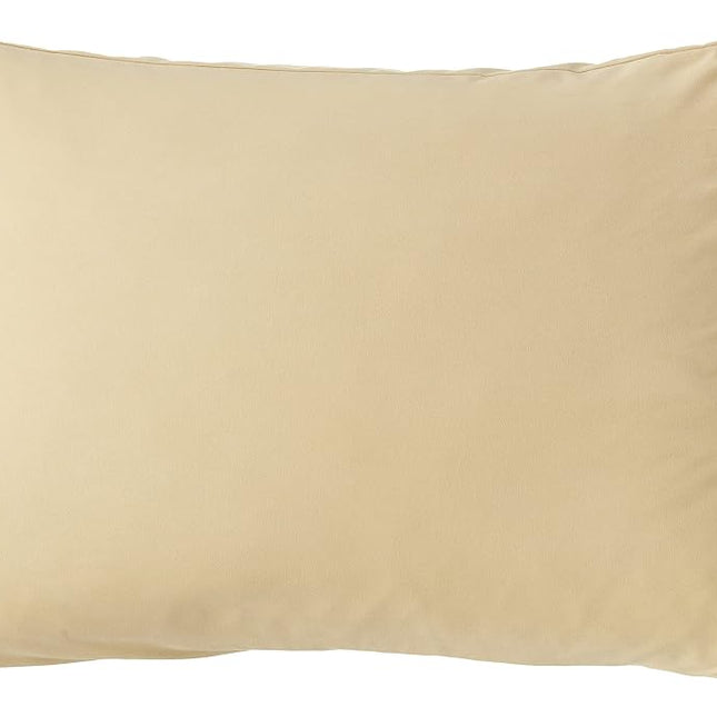 Sweet Home Collection 7 Piece Comforter Set Bag Solid Color All Season Soft Down Alternative Blanket & Luxurious Microfiber Bed Sheets, Camel, Queen