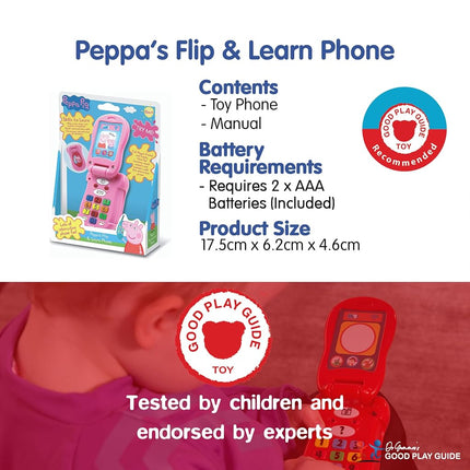 Peppa Pig PP06 Flip Phone,Pink