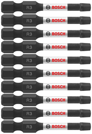 BOSCH ITSQ32B 10-Pack 2 in. Square #3 Impact Tough