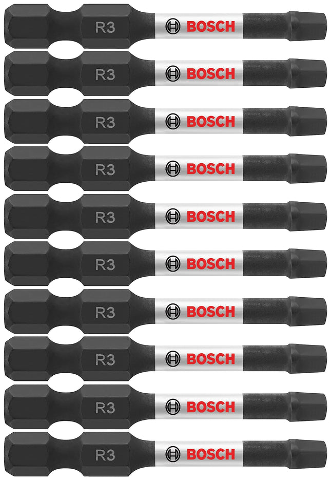 BOSCH ITSQ32B 10-Pack 2 in. Square #3 Impact Tough