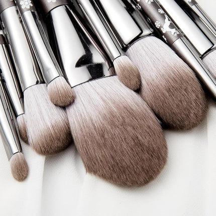 ENZO KEN Natural Goat Hair Makeup Brush Set Professional, Snowflake Cosmetic Brushes Makeup Set, Natural Makeup Brushes, Natural Bristle Makeup Brushes, Natural Hair Makeup Brushes Set Professional.