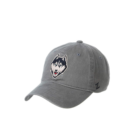 ZHATS Casquette réglable Scholarship pour homme NCAA Connecticut Huskies, anthracite, Connecticut Huskies anthracite, réglable