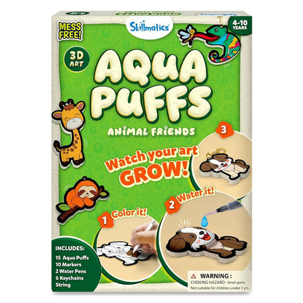 Skillmatics Aqua Puffs - Mess-Free Painting 3D Art