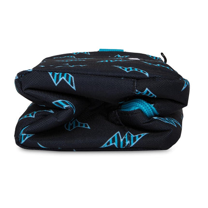 PackIt Freezable Snack Box, Striped Bolts, Built with ECOFREEZE Technology, Collapsible, Reusable, Zip Closure with Buckle Handle, Great for All Ages and Fresh Snacks on The go