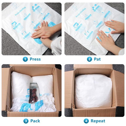 18” x 18” 10 PCS TONESPAC Instant Pack Quick Expanding Foam X-200 Packaging Bag for Packaging and Shipping