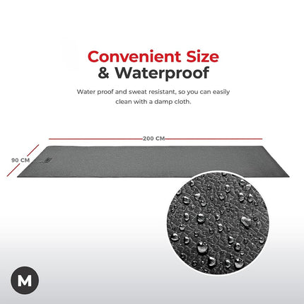 Sunny Health & Fitness Exercise Equipment Mat - Medium