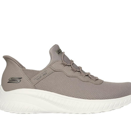 Skechers Women's Squad Chaos Slip-Ins Trainer, Taupe, 4.5 UK