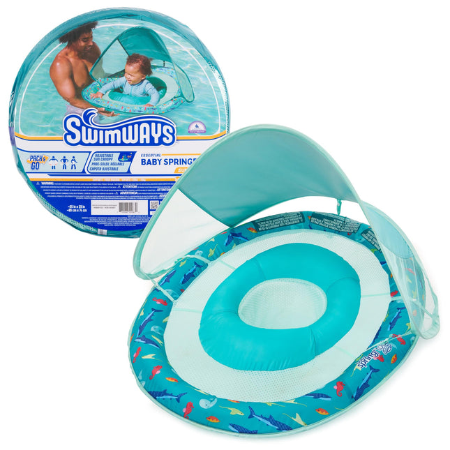 SwimWays, Essential Baby Spring Float with Sun Can
