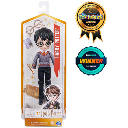 Wizarding World, Harry Potter Collectible 8 inch Doll in Hogwarts Gryffindor Uniform with Accessories Kids Toys for Girls and Boys Ages 5 and Up
