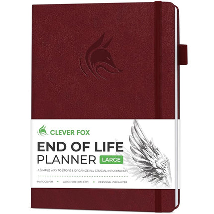 Clever Fox Large End of Life Planner – Guided Fina