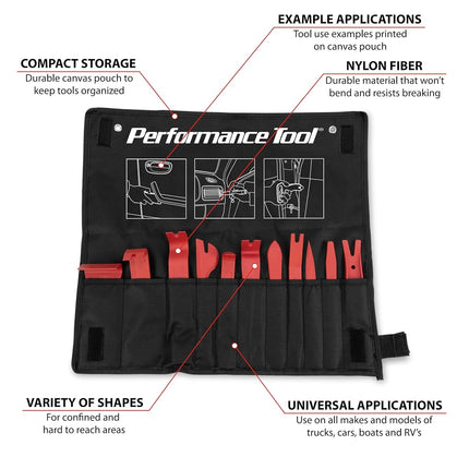 11Pc Trim Removal Tool Set
