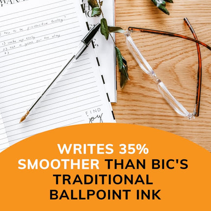 BICMS11BE - BIC Cristal Xtra Smooth Stick Ballpoint Pen by BIC