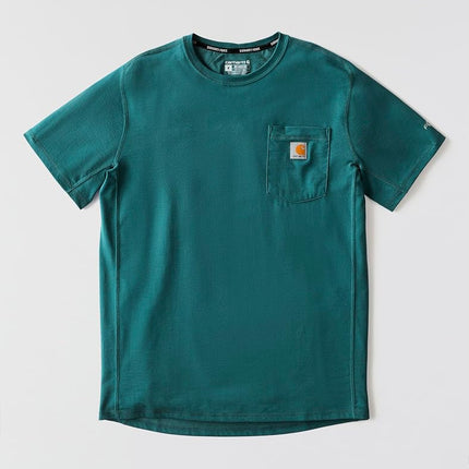 Carhartt Men's Irvine Relaxed Garment Dyed T-Shirt, Greenstone, XXXL Tall