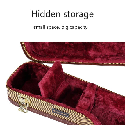 Crossrock Wooden Case, Designed for F-Style Mandolin, Wooden Hardshell, Sponge Lining, Metal Feet, Storage Space-Vinyl Tweed (CRW620MFTW)