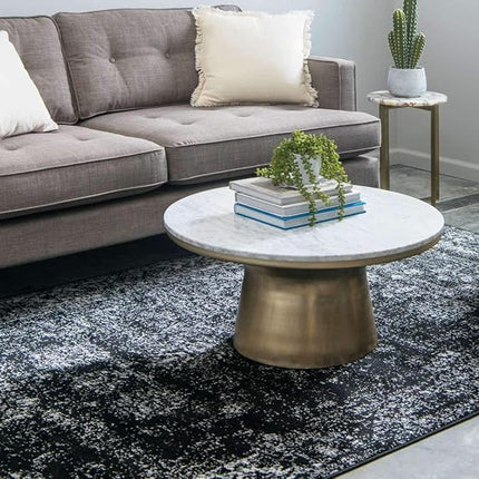 Unique Loom Sofia Collection Tapis traditionnel vintage noir (0,6 m x 0,9 m)
