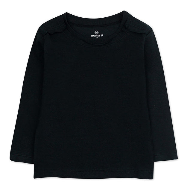 HonestBaby Unisex Baby Multipack Long Sleeve T-Shirts Tee 100% Organic Cotton, Gray Ombre, 3T