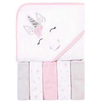 Hudson Baby Unisex Baby Hooded Towel and Five Wash