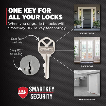 Kwikset 92580-030 Downtown deadbolt, Matte Black