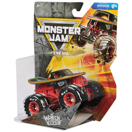 Monster Jam 2026 Official 1:64 Diecast Truck Series 45 Monsterized Wreck Deck