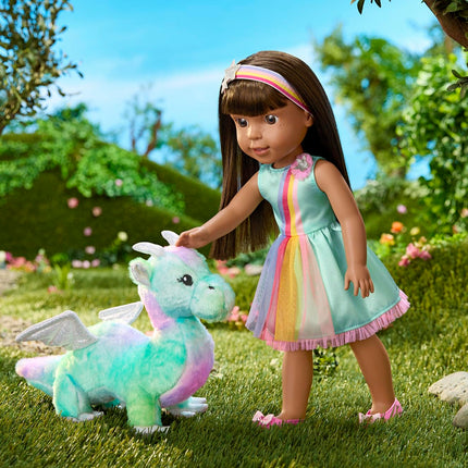 American Girl Wellie Wishers Ashlyn's Dragon & Dress-Up Set