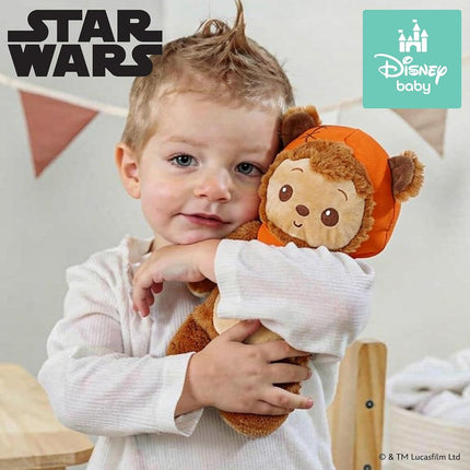 Kids Preferred Star Wars Ewok Plush Cuddle Pal 11 Inch - Baby's First Stuffed Animal Blankie