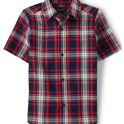 The Children's Place Boys' and Toddler Poplin Shor