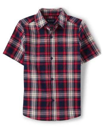 The Children's Place Boys' and Toddler Poplin Shor