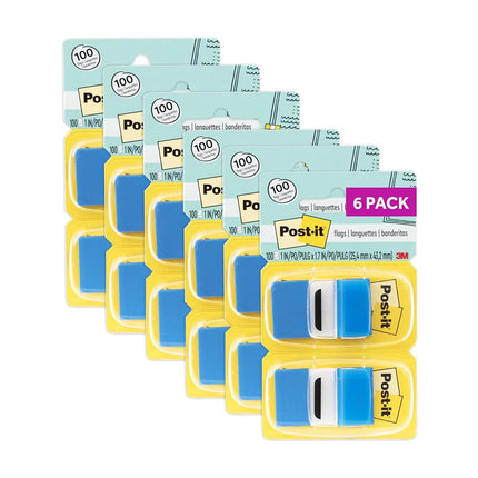 Post-it 680-BE12 Flags Value Pack, Blue, 1-Inch Wi