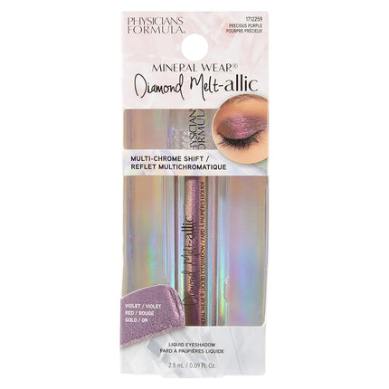 Physicians Formula Mineral Wear Diamond Melt-allic Liquid Eyeshadow Precious Purple