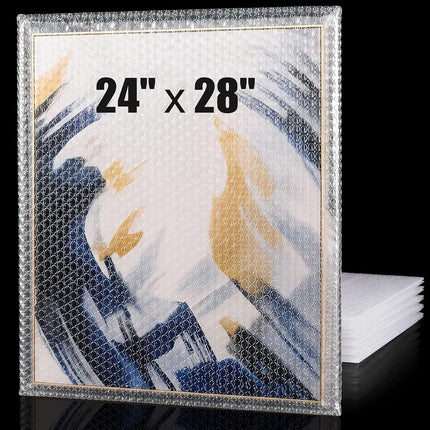 Dunzoom 5 Pack Extra Large Bubble Pouches Clear Bu