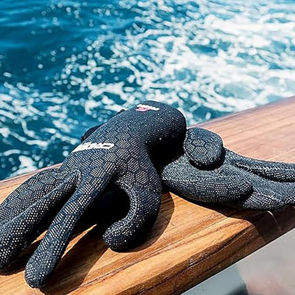 Cressi High Stretch Neoprene Diving Gloves - Black, Medium/5 mm