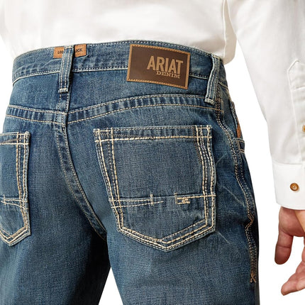 Ariat Men's M4 Low Rise Boot Cut Jeans - Blue - Medium