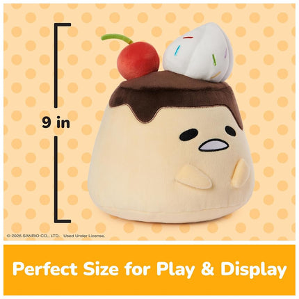 GUND Plush 9in Gudetama Flan Dessert