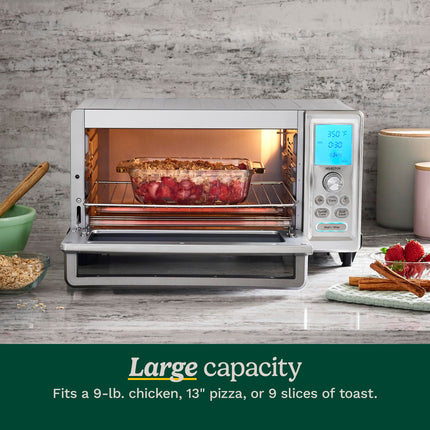 Horno tostador de convección Cuisinart, acero inoxidable, 42,9 cm (profundidad) x 53 cm (ancho) x 29 cm (alto), TOB-260N1