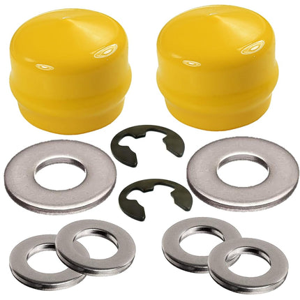 Kit de herrajes para rueda delantera HD Switch de 10 piezas, reemplaza John Deere L100 L105 L107 L108 L110 L111 L118 L120 L130 L1742 L2048 L2548 LA100 LA105 LA110 LA115 LA120 LA125 LA130 LA135 LA140 LA145 LA150 LA155 LA165