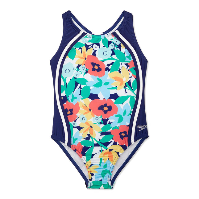 Speedo Kids Girls' Swimsuit One Piece Thick Strap 