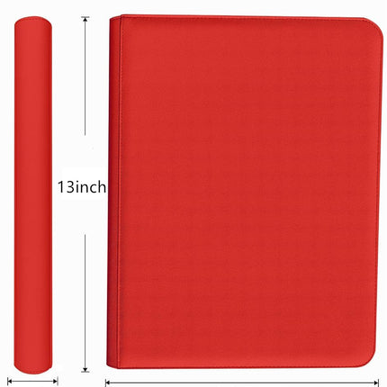 4 Pockets Card Binder for Semi Rigid Card Holders, Ringless Card Binder Album Holds 160Pcs Hard Sleeves, Semi Card Holder Binder with Sleeves